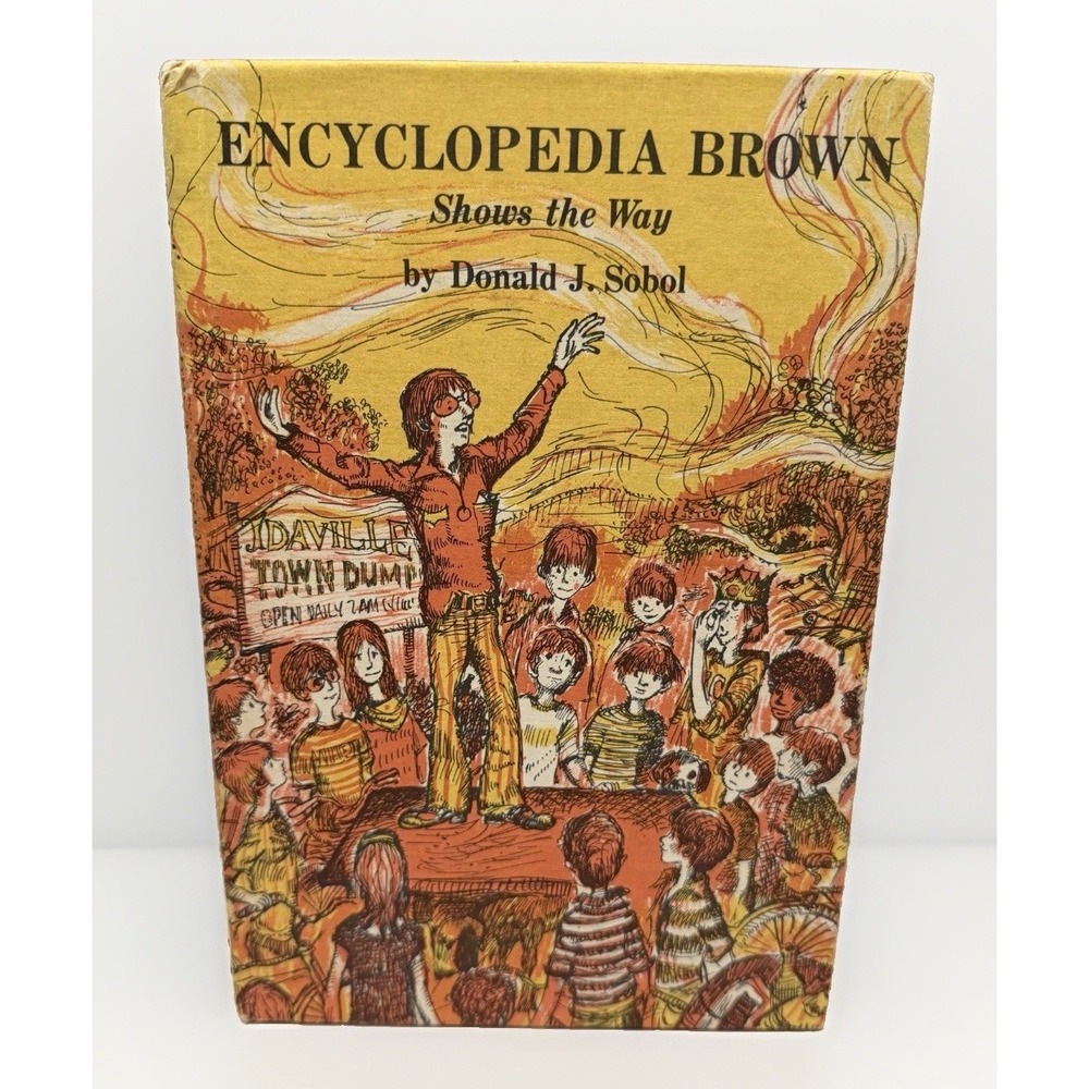 Encyclopedia Brown Shows the way by Donald J. Sobol 1972 Weekly Reader Book VTG